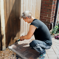 fence, pergola painting